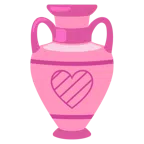 Amphore + pinkes Herz