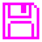 Computerspiel-Monster + Diskette