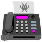 Computerspiel-Monster + Faxgerät