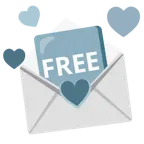 carta de amor + botón FREE