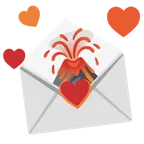 carta de amor + volcán