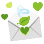 carta de amor + hojas revoloteando al viento