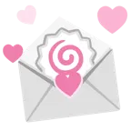 carta de amor + pastel de pescado japonés