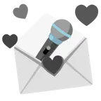 carta de amor + micrófono