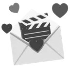 carta de amor + claqueta
