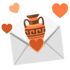 carta de amor + ánfora