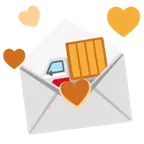 carta de amor + camión de reparto
