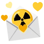 carta de amor + radiactivo