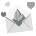 carta de amor + montaña