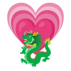 wachsendes Herz + Drache