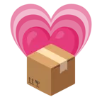 wachsendes Herz + Paket
