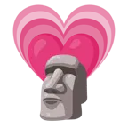 wachsendes Herz + Statue