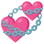 corazones giratorios + cadenas