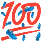 100 Punkte + Sportschuh
