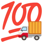 100 Punkte + Lieferwagen