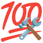 100 Punkte + Hammer und Schraubenschlüssel