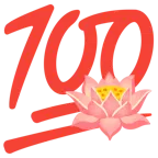 100 Punkte + Lotusblüte