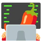 computer portatile + peperoncino