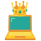 computer portatile + corona