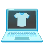 computer portatile + t-shirt