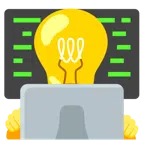 computer portatile + lampadina