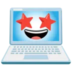 computer portatile + colpo di fulmine