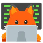 computer portatile + volpe