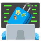 computer portatile + valigia