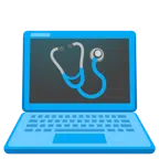 computer portatile + stetoscopio