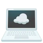 computer portatile + nuvola