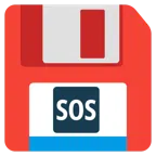 floppy disc + pulsante SOS