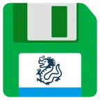 floppy disc + drago
