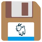 floppy disc + capra