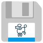 floppy disc + barboncino