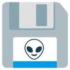 floppy disc + alieno