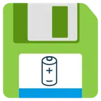floppy disc + batteria
