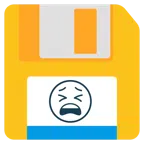 floppy disc + faccina stanca