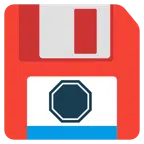 floppy disc + segnale di stop