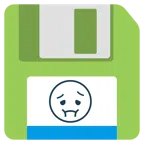 floppy disc + faccina nauseata
