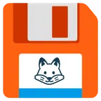 floppy disc + volpe