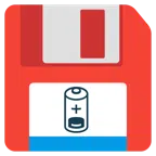 floppy disc + batteria scarica