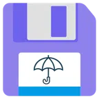 floppy disc + ombrello