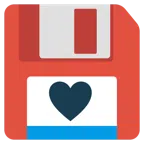 floppy disc + cuori