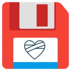 floppy disc + cuore guarito