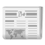krant + gezicht dat wind blaast