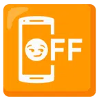 cellulare spento + faccina con sorrisetto