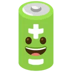 batteria + faccina con un gran sorriso