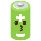 batteria + faccina che bacia