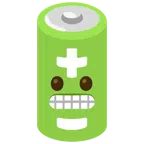 batteria + faccina con smorfia