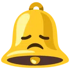 Glocke + enttäuschtes Gesicht